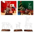 thumbnail image 1 of JJKBVCLO And Deer Glowing Ornament A Glowing Tabletop For Festive Atmosphere, 1 of 9