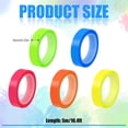 thumbnail image 3 of HWZWT 5 rolls of highlighter tape 4 feet colored clear tape fluorescent neon tape removable highlighter for students teachers reading and taking notes in class working from home 23 inch, 3 of 5