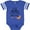 Football Blue and White, variant on Inktastic I Love My Big Brother to the Moon and Back Boys or Girls Baby Bodysuit