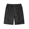 thumbnail image 4 of DeHolifer Men's Shorts Plus Size Sports Elastic Waisted Drawstring Sports Running Casual Summer Breathable Shorts Black 3XL, 4 of 4