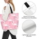 thumbnail image 3 of Disketp Pink Flamingo Bolsa Tote Estampada para Mujer, Bolso de Hombro y de Mano para Compras y Viajes, 3 of 8