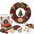 thumbnail image 4 of 3D Fabric Poke Wreath DIY Kit, Christmas Wreath DIY Kit for Adults, Christmas Gifts for Family and Friends(Christmas Tree), 4 of 8