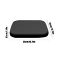 thumbnail image 3 of Patio Cushions Clearance, 13.78x13.78in Butt Seat Cushion Chair Accessories, Office Cushion Seat Pillow Cushion, Kitchen Table Chair Cushions(Black), 3 of 6