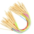 thumbnail image 6 of NestledNature Circular Needle,Color Tube ,18Pcs Circular Needle DoublePointed Bamboo Color Tube Needlework Tool With Accessories Pack, 6 of 8