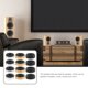 thumbnail image 4 of WORGEOUS 12 Uds. Pies de altavoz, pies de aislamiento de Subwoofer, alfombrillas de Base de aislamiento, alfombrillas protectoras de suelo, 4 of 8