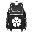 thumbnail image 1 of Mochila escolar de anime Backpack Blacks Clovers para adolescentes, niños y niñas, 1 of 3
