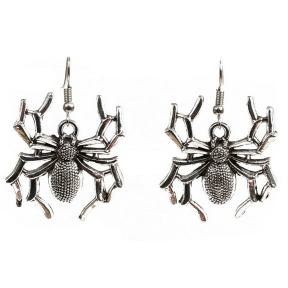 Spider Drop Dangle Earrings, Scary Jewelry for Women Halloween Gothic Accessories