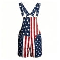 thumbnail image 7 of Tisuna USA Anniversary Overalls For Kids Star Striped Print Sleeveless Romper 4Th Of July USA Celebrate 250 Years Freedom Boys And Girls Patriotic Jumpsuit Navy Size 12-13 Years, 7 of 7