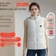 thumbnail image 5 of Chaleco calefactor inteligente Chaleco calefactor cálido para mujer Chaleco calefactor eléctrico de algodón de moda para hombre Ropa calefactora para pareja con clip para caballo, 5 of 5