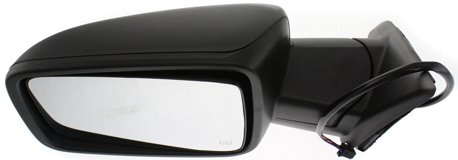 Mirror Compatible With 2011-2012 Ram 1500 2010 Dodge 2500 Left Driver Side Heated Textured Black Kool-Vue