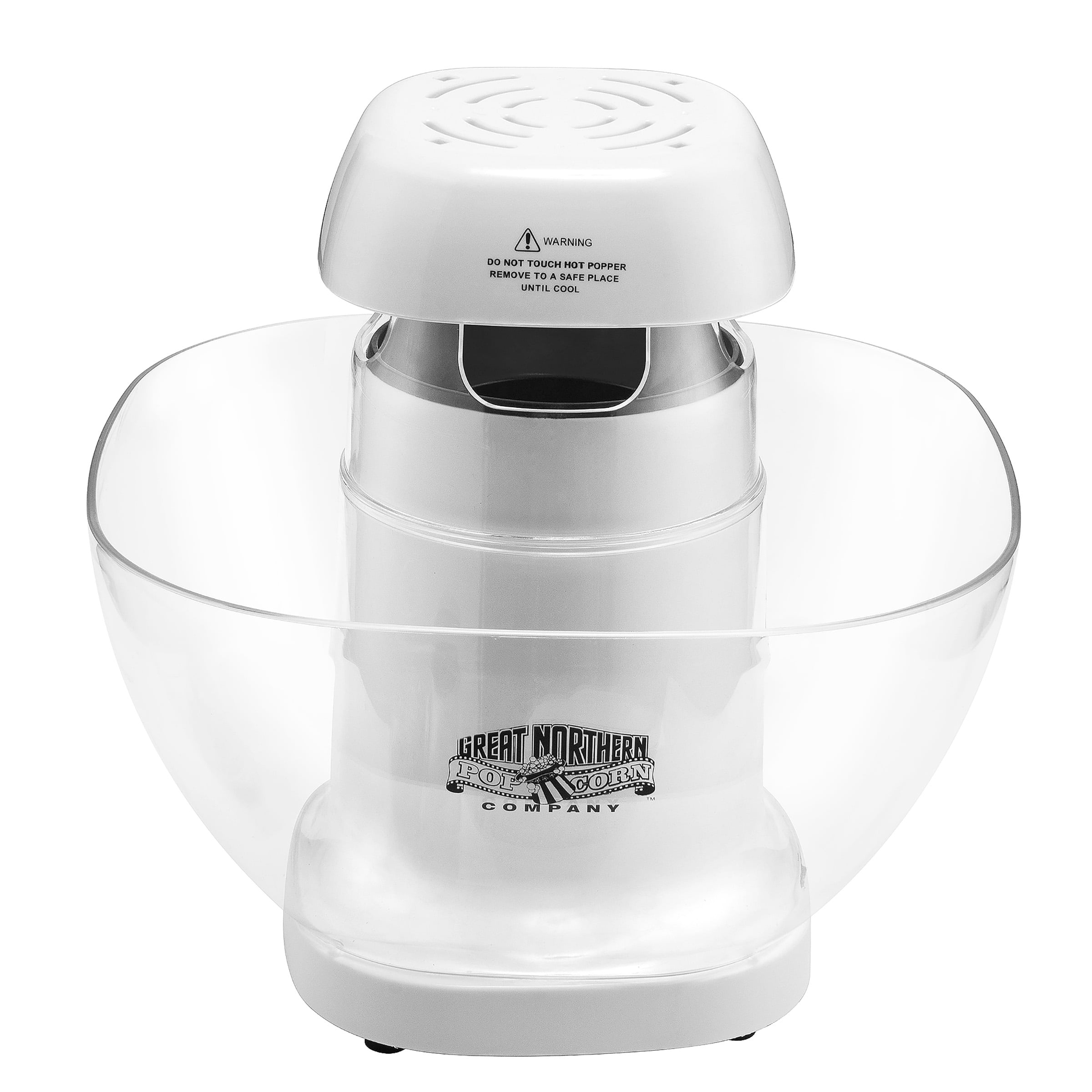 Great Northern Popcorn Popkin Hot Air Popper, White