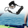 thumbnail image 3 of Laisse de Surf Enroulée Forte Élasticité Quick-release Tab Surf Fournit la Laisse de Poignet de Surf Premium Enroulée pour la Mer, 3 of 10