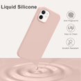thumbnail image 2 of iPhone 12 Case, Phone Case iPhone 12 Pro, Slim Thin Soft Silicone Gel Shockproof Protective Hard Bumper Drop Protection Girls Women Boys Men Cute iPhone 12/12 Pro Cover, Light Pink Design, 2 of 14