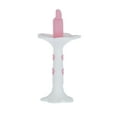 thumbnail image 4 of Nuby 2pk Silicone Fun Teether, Bunny & Tuba Teether, Pink and Yellow, 4 of 9