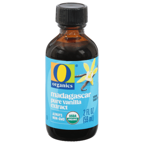 O O Organic Pure Madagascar Vanilla Extract USDA Organic 2 fl oz