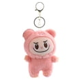 thumbnail image 3 of Llavero Peluche Lindo Dibujos Animados Animal Coche () Rosa, 3 of 4