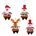 thumbnail image 2 of CREATITOY 4 Pcs Knitted Christmas Tree Ornaments Standing Design Xmas Holiday Decorations for Home Party plies, 2 of 8
