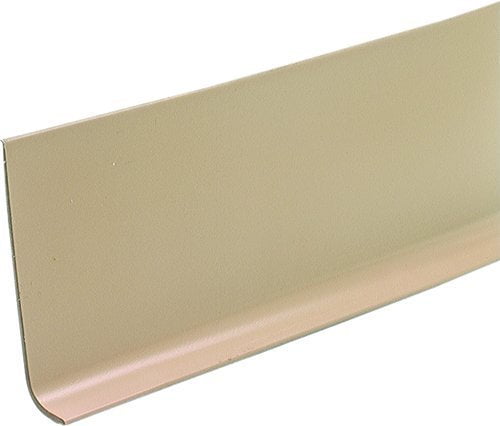 M D BUILDING PRODUCTS 4-Inch x 4-Ft. Beige Vinyl Wall Base 75259