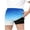 Sky Blue, variant on Eltusu Boys Beach Shorts with Liner, Summer Above the Knee Casual Elastic Waist Board Shorts Sky Blue Size 10 T
