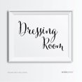 thumbnail image 2 of Dressing Room Formal Black & White Wedding Party Signs, 2 of 2