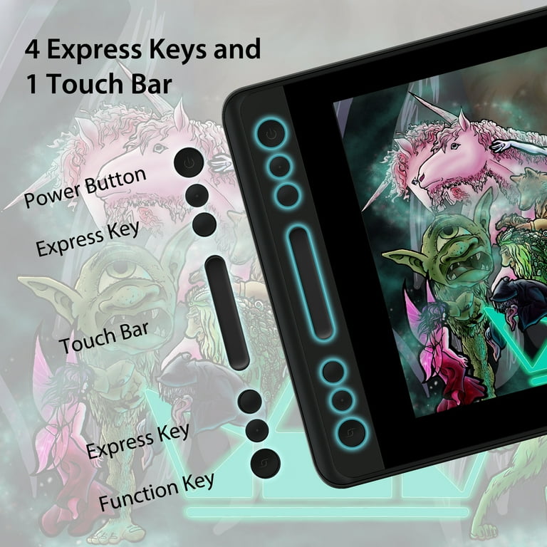 Huion Kamvas Pro 12 Drawing Tablet with Screen Graphics Drawing