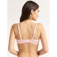 thumbnail image 2 of Joyspun Women's Satin Push Up Bra with Lace, Sizes 36B-40D, 2 of 5