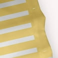 thumbnail image 2 of Simply Daisy 70" W x 73" H Beach Blanket Stripe Print Polyester Shower Curtain, Yellow, 2 of 3