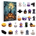 thumbnail image 2 of TIELUTT Halloween Countdown Calendar Surprise Blind Advent Set with 24 Mini Toys for Battery Powe Wreath Lights with Timer Turtle Kitchen Timer Interval Timer for Workout Sand Timers for Adults Kitch, 2 of 7
