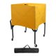 thumbnail image 1 of Carro de voleibol plegable con ruedas para gimnasio de fútbol Amarillo, 1 of 8