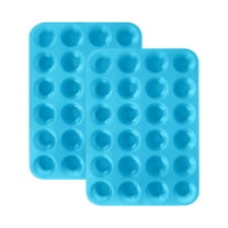 MOQIN Silicone Mini Muffin Pan, 24 Cups Nonstick Mini Cupcake Pan for Baking Mini Muffin, Mini Cupcake, Mini Egg Bites, Mini Fat Bomb, Home Kitchen Supplies