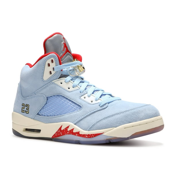 Short Review] Cutting out the holes in the OFF-WHITE Jordan 5 Sail