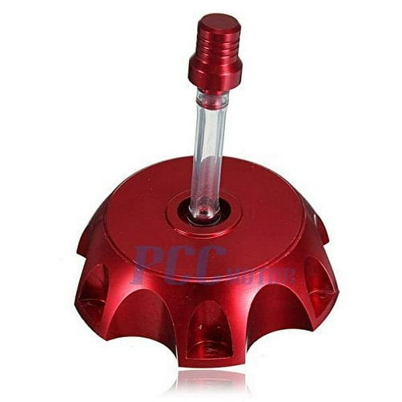 5Z RED BILLET ALUM GAS CAP HONDA SSR SDG 70 90 107 110 125cc PIT BIKE I GC02