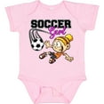 thumbnail image 3 of Inktastic Soccer Girl Girls Baby Bodysuit, 3 of 5