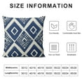 thumbnail image 5 of JEUXUS  Cushion Cover Decorative Throw Pillow Cover Geometric Invisible Zipper Pillow Cover for Living Room,, 5 of 5