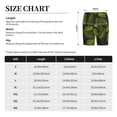 thumbnail image 4 of Bixox Men's Tropical Palm Leaves Fern Leaf printed lightweight casual shorts, soft sleep shorts with pockets., 4 of 7