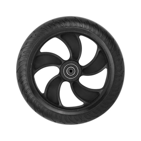 Eigraketly Patinete eléctrico de 8 pulgadas, cubo de rueda trasera, neumático trasero, patrón de goma, absorción de golpes, neumáticos Patinetes eléctricos