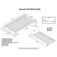 thumbnail image 5 of Leo & Lacey Urban Twin Trundle Platform Bed in Walnut, 5 of 5