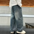 thumbnail image 5 of Staki Toddler Jeans Boys Boys Jeans for Kids Denim Pants - Kids Denim Jean for Boys(Blue,7-8 Years), 5 of 8