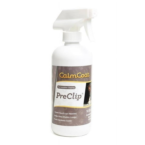 Calm Coat 192959801330 16 oz Preclip Hair Spray for Dogs Cats & Horses