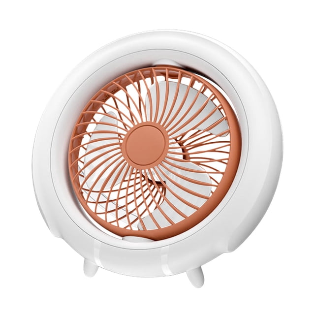 Antqov Night Light Multi-function Circulation Fan Intelligent Hanging Stand Automatic Oscillating Head Fan, Home Accessories