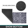 thumbnail image 6 of Blue and White Abstract Pattern Kitchen Rugs Sets Of 2,Anti Fatigue Kitchen Mat Rugs Non Slip Washable,Decorative Kitchen Floor Mats for Kitchen,Sink,Laundry,17"x30"+17"x47", 6 of 7