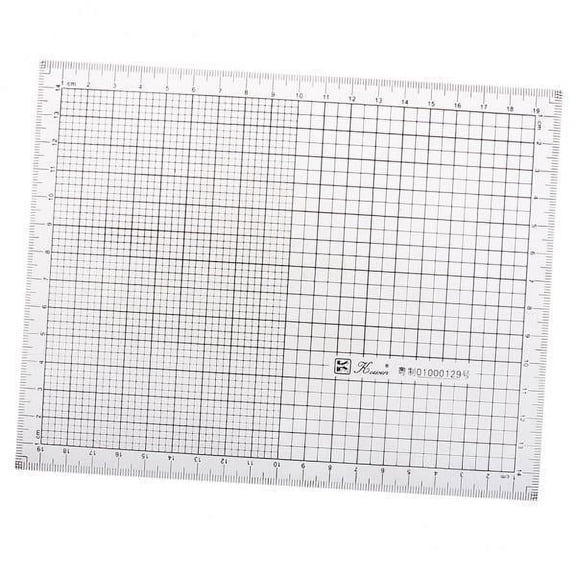 2x Acrylic Ruler Graph Ruler for Drawing Coordinate Mathematics Math