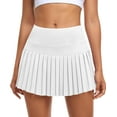 thumbnail image 2 of JoyGirl - Falda plisada de tenis con pantalones cortos de cintura alta, falda de golf, falda de entrenamiento, falda atlética con bolsillos, 2 of 3