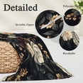 thumbnail image 3 of Vintage Black Floral Long Body Pillow Covers, Spring Seasonal PlantsBlooms Soft Throw Pillow Cases with Invisible Zipper, Decorative Pillowcase Pillows Protectors for Sofa Bed Couch 20"x60", 3 of 9