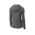 thumbnail image 4 of Sport-Tek Ladies PosiCharge Tri-Blend Wicking Fleece Full-Zip Hooded Jacket LST293, 4 of 4