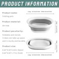 thumbnail image 2 of CUITING Foot Soaking Tub Collapsible Foot Bath Foot Bath Soak Tub Gray, 2 of 7