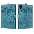 thumbnail image 2 of FJLBDE Case for Honor Pad X9 11.5 inch 2023 with Stand, Card Slot, Embossed Cat PU Leather Cover, Green, 2 of 7