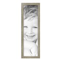 thumbnail image 2 of ArtToFrames 8" x 27" Silver Compo Dark Wash Picture Frame, 8x27 inch Silver Wood Poster Frame (WOM-5227),  Pack, 2 of 7