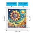 thumbnail image 2 of 5D DIY diamond art painting kit, sunflower special shape diamond canvas, that can relieve stress and relax and can be used for home wall decoration, 2 of 7