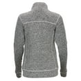 thumbnail image 4 of Boxercraft BW5207 Ladies Alpine Full Zip-Black Heather-XXS, 4 of 4